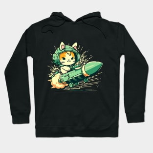 Rocket cat Hoodie